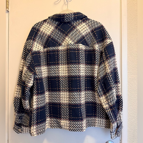 Scotch & Soda Navy and Cream Textured Jacket - Picture 2 of 6